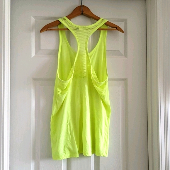 Neon Yellow Tank with Mesh Back - Picture 2 of 3